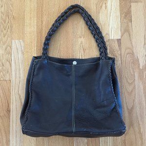 Wilsons Leather Braided Handle Bag
